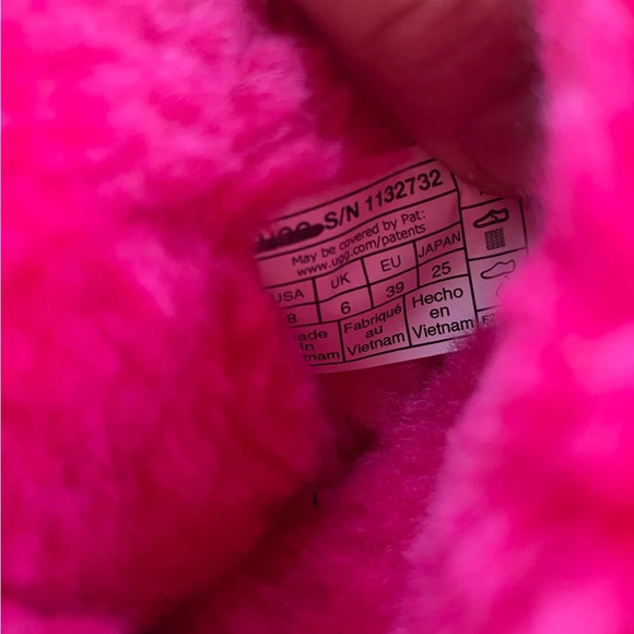 UGG Pink Ankle Boots with Bow - Picture 11 of 16